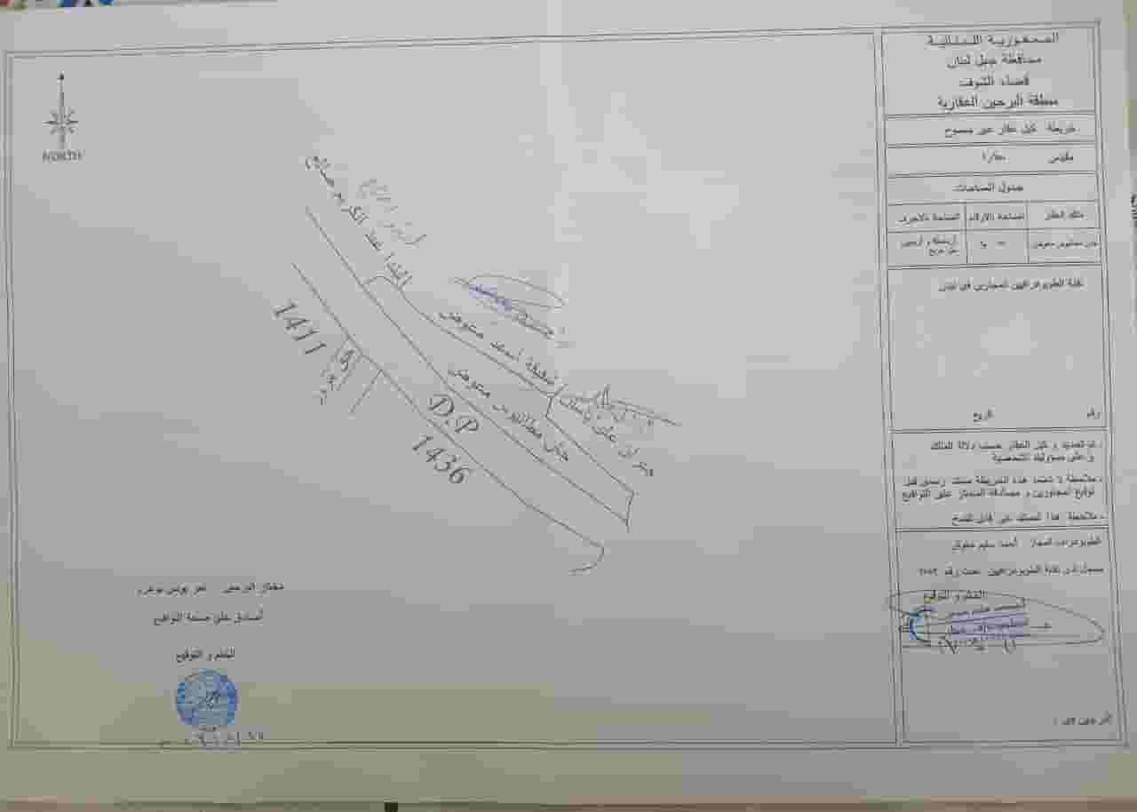 Land for sale in the town of the two towers in the Shouf area